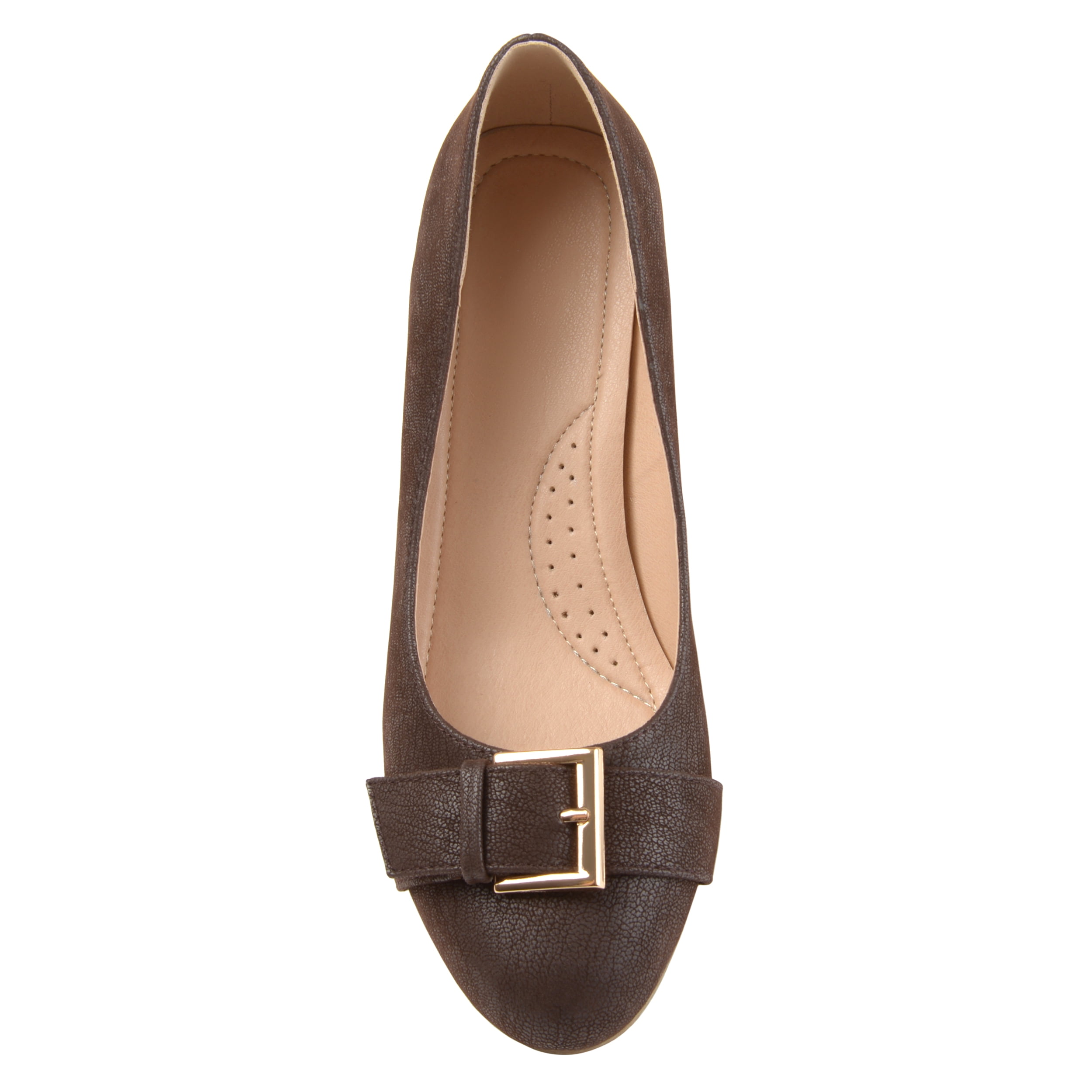 Journee Womens Graysn Comfort Insole Slip On Round Toe Wedge, Widths Available