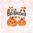 thumbnail image 4 of Inktastic Big Brother Pumpkins with Fall Leaves Boys Baby Bodysuit, 4 of 5