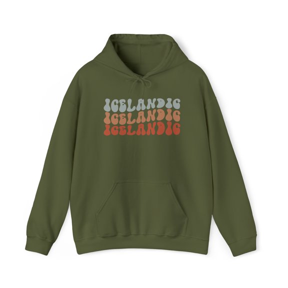 Icelandic Iceland Pride Hoodie, Gifts, Hooded Sweatshirt
