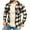 White, variant on Meichang Mens Flannel Shirts Clearance Plaid Outwear Fall Button Down Shirt Jacket Modern Fit Long Sleeve Cardigan Jacket