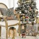 thumbnail image 3 of ZHAOCHENG Fundas de almohada con diseño de árbol de Navidad, reno, camión, rayas grises, 18 x 18 pulgadas, funda de cojín de invierno, decoración para sofá, juego de 4, 3 of 5