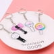 thumbnail image 4 of (Bulletproof Youth League) Keychain for Signature Merchandise Bomb Key Ring Acrylic double-sided transparent keychain（blackpink）, 4 of 5