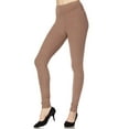 thumbnail image 7 of Kuda Moda Women 3 inch Wide Waistband Full Length Ankle Legging Pants Yoga Sports, 7 of 7
