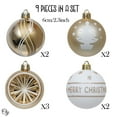 thumbnail image 5 of Elegant Gold and Glitter 9 Piece Christmas Ornament Set, 5 of 8