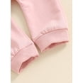 thumbnail image 7 of Suealasg Toddler Girls 2Pcs Fall Outfits 6M 1T 2T 3T Long Sleeve Crew Neck Rainbow Print Sweatshirt Top Elastic Waist Sweatpants Infant Baby Boys Clothes, 7 of 7