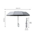 thumbnail image 4 of Fully Automatic Sunscreen Umbrella Buckle Portable Thickened Folding Sunscreen Umbrella, 4 of 4