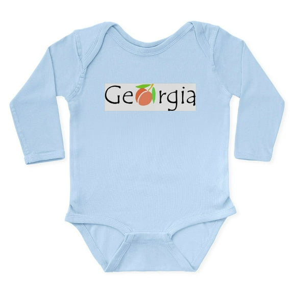 CafePress - Georgia Body Suit - Long Sleeve Cotton Baby Bodysuit