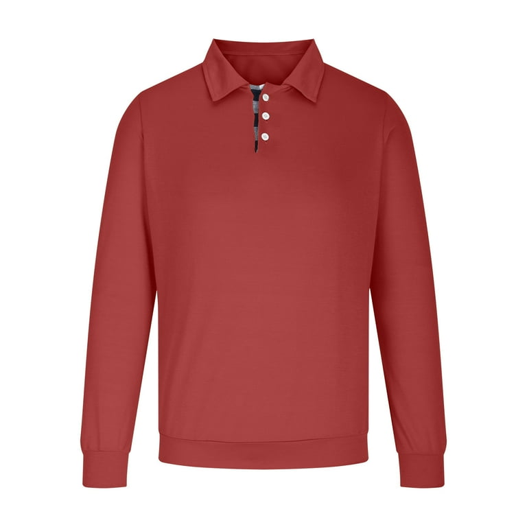 ohmzyzo Men' s Classic Polo Shirt Long Sleeve Pullover