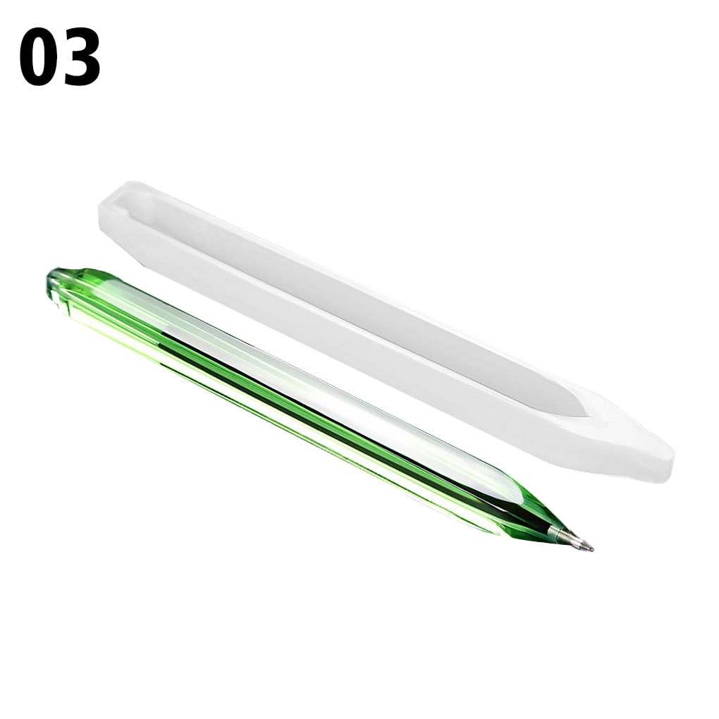 Ballpoint Pen Mold Resin Ballpoint Pencil Silicone Mould Crystal Resin Pen DIY Making Tool 1pc