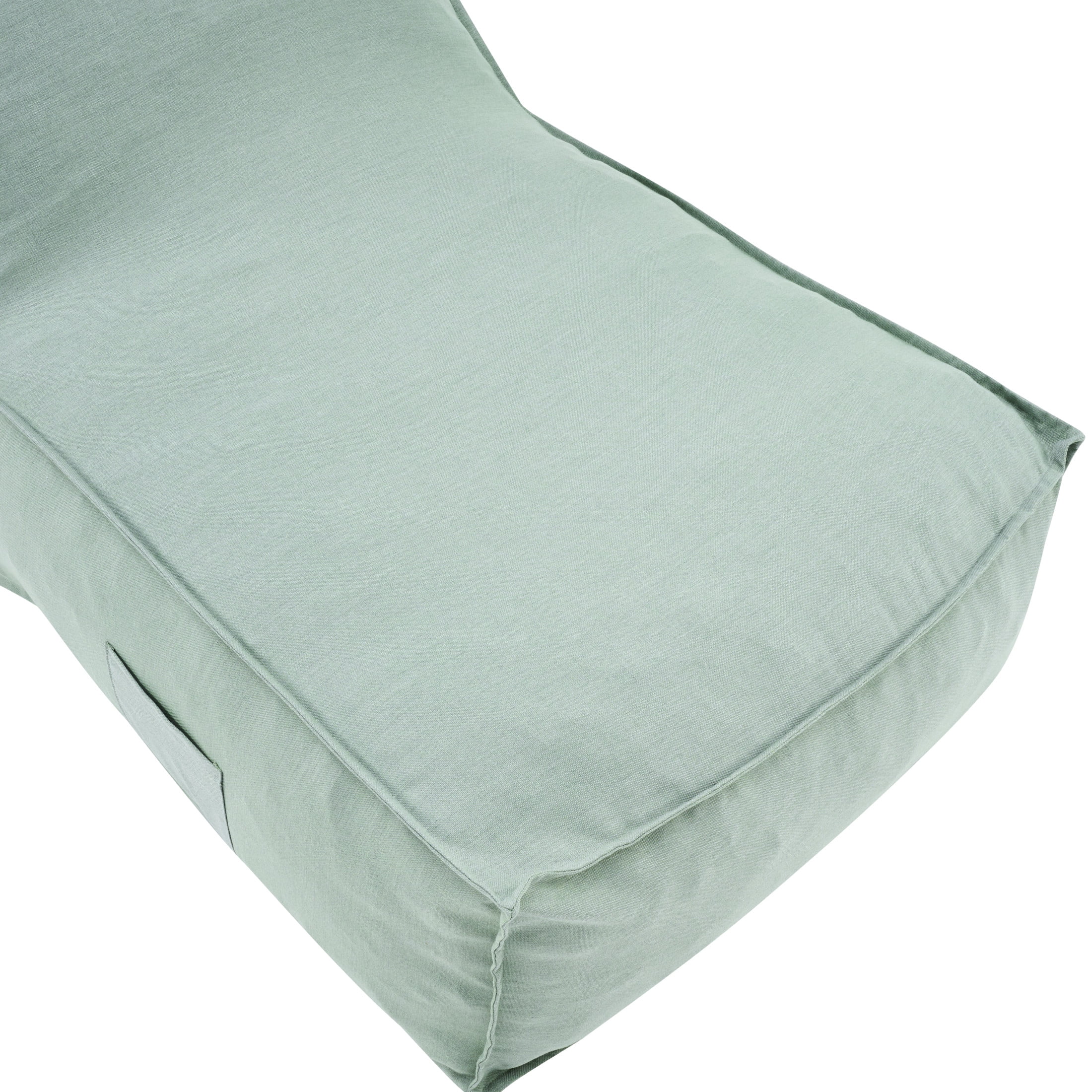 Christopher Knight Home 48" Outdoor Bean Bag Lounge Chair, Plush Foam Filled, Patio Garden Seating, Mint