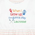 thumbnail image 4 of Inktastic Lacrosse Baby Girls Baby Dress, 4 of 5