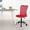 Red, variant on XF XINFENG Office Computer Chair Armless Mash Chairs Mid Back Ergonomic Rolling Swivel with Lumbar Support for Girls,Red