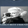 thumbnail image 3 of Marilyn Monroe - Pop Culture Icon - Pugs Are A Girl's Best Friend - Juniors Fitted Graphic T-Shirt, 3 of 5