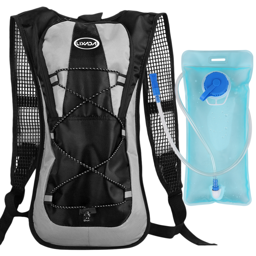 Hydration Backpack Bag 2 Liter Water Bladder Outdoor Sports Hiking Hunting Pack 