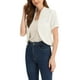 thumbnail image 4 of BLAZER DE TRABAJO CHIC PARA MUJERES INSPIRE, CON CUELLO SHAWL, SIN CUELLO, ABIERTO EN FRONTAL, CORTO, COLOR BLANCO, 4 of 6