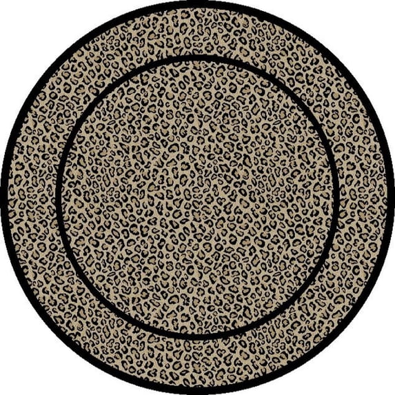 Trading Jewel Collection Leopard Area Rug