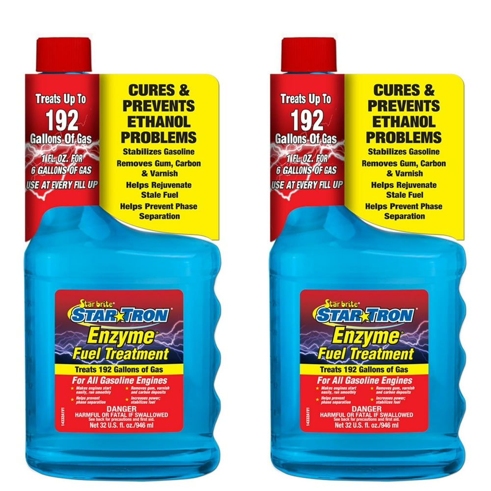 2Pack Star Tron Enzyme Fuel Treatment 32oz Classic Gas Formula Star