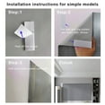 thumbnail image 1 of Projector Screen Curtain Metal Anti-Light Projectors Fabric Punching Free Projection Reflective Cloth for Hotel Outdoor 60inch/4:3/Box, 1 of 9
