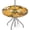 Bee, variant on Round Fitted Tablecloth with Umbrella Hole Green Leaves Outdoor Fitted Tablecloth with Zipper Round Elastic Table Cover 36"- 44" Outdoor Patio Table Cloth for Picnic Beach