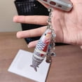 thumbnail image 6 of Lerpwige Angler Inspired Key Ring Decorative Resin Lure Design For Backpack Accessories, 6 of 9