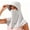 Gray, variant on UPF 99+ UV Block Full Face Sun Shield Hood for Women, Soft Breathable All Round Head Neck Cover with Sun Visor Brim, Summer Cooling Face Mask for Cycling, Fishing, Running, Beach Outdoor Activities