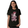 thumbnail image 4 of Breast Cancer Battle Like Betty Boop Women Plus Size Graphic Tee Tees Brisco Brands 2X, 4 of 5