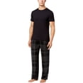 thumbnail image 1 of 32 Degrees Mens SS Pajama Set, Black, XX-Large, 1 of 1