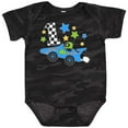 thumbnail image 3 of Inktastic Happy 1st Birthday Blue Racing Car Boys or Girls Baby Bodysuit, 3 of 5