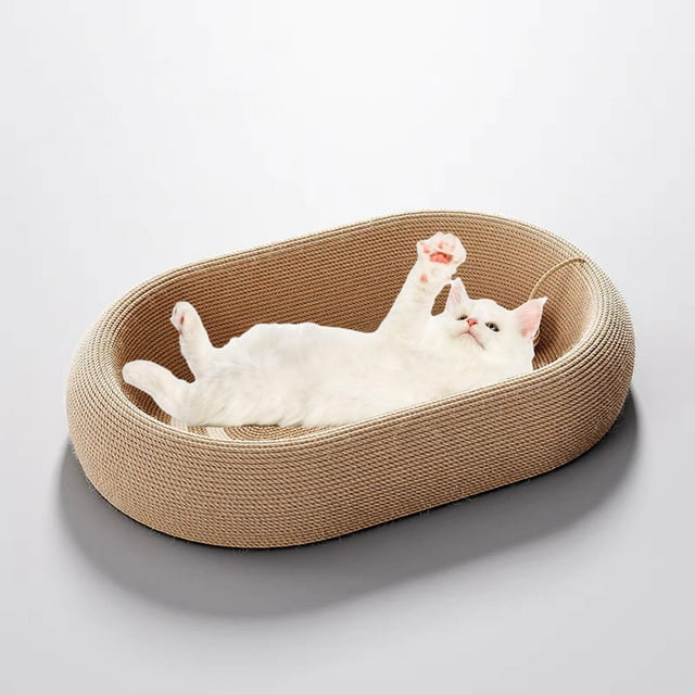 Cama para gatos, almohadilla para rascar, protege el sofá, el suelo y juega, resistente al desgaste, juguete interactivo para mascotas, para cachorros