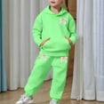 thumbnail image 5 of Boys Tracksuit Size 6 Bow Graphic Hoodie Pullover Tops Pants Jogger Set Loose Fit Hoodie Sets 2 Pieces Boys Sweat Suit Back To School Clothes for Boys, 5 of 7