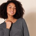 thumbnail image 4 of walmart Essentials Womens Lightweight Crewneck Sweater, 4 of 5