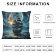 thumbnail image 5 of Chilfamy Moon Pillow Covers for Couch Sofa Indoor Outdoor Pillow Case Aesthetic Decorative Printed on Both Sides 1PC 24x24in, 5 of 5