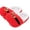 Red, variant on Christmas Themed Slippers with Bell Hat - Warm Anti-Slip Unisex Home Indoor Shoes with Fur Lining