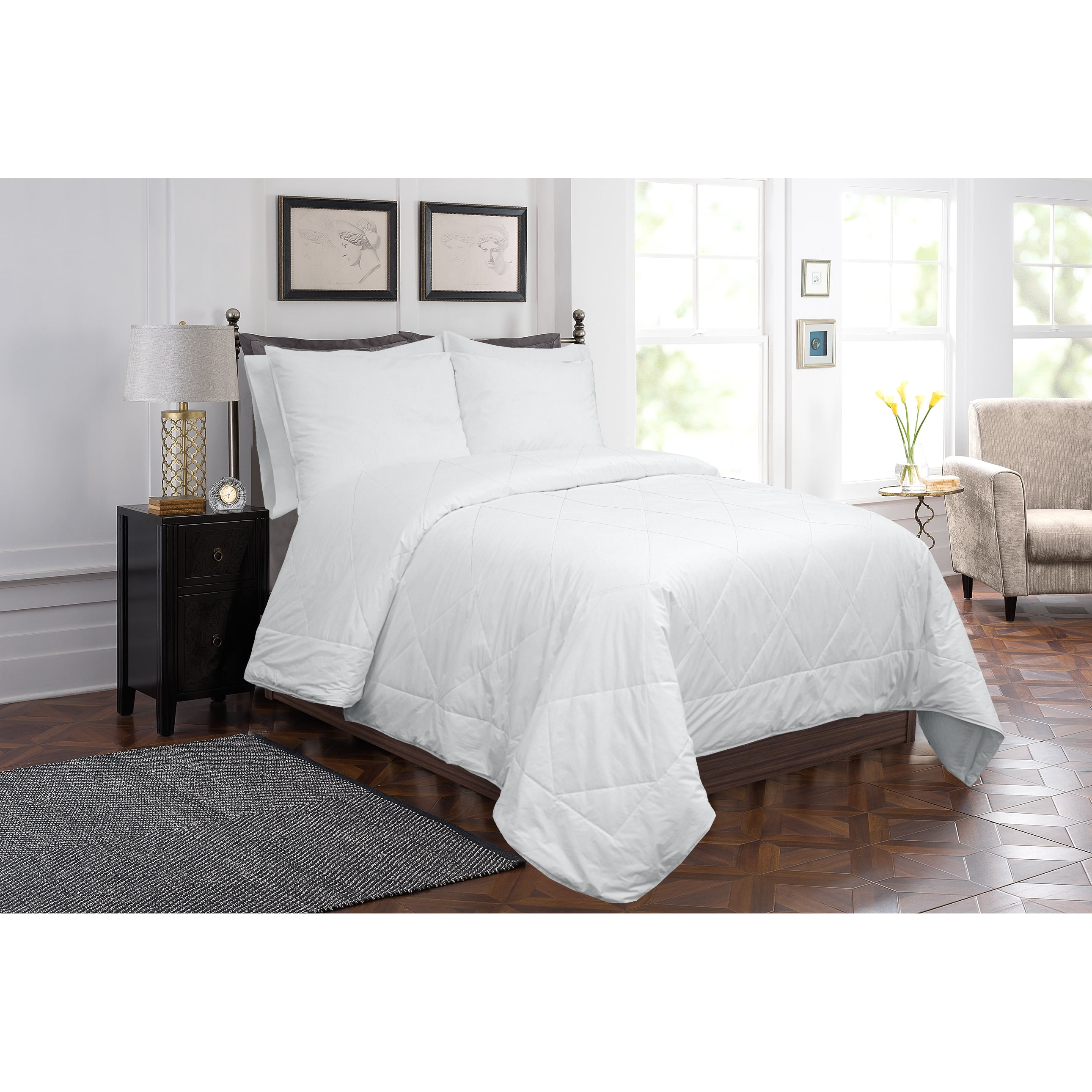 Veratex White Silk Haven Hypoallergenic Comforter