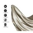 thumbnail image 2 of Luxury Satin Sheets Set Twin Size Taupe, 3-Piece Bedding Sets with Deep Pockets - Soft and Smooth Satin Bed Sheets for Ultra Comfort and Elegance, 2 of 8