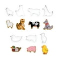 thumbnail image 2 of Fox Run Farm Animal Cookie cutters, 1 x 3.5 x 3.5 inches, Metallic, 2 of 7