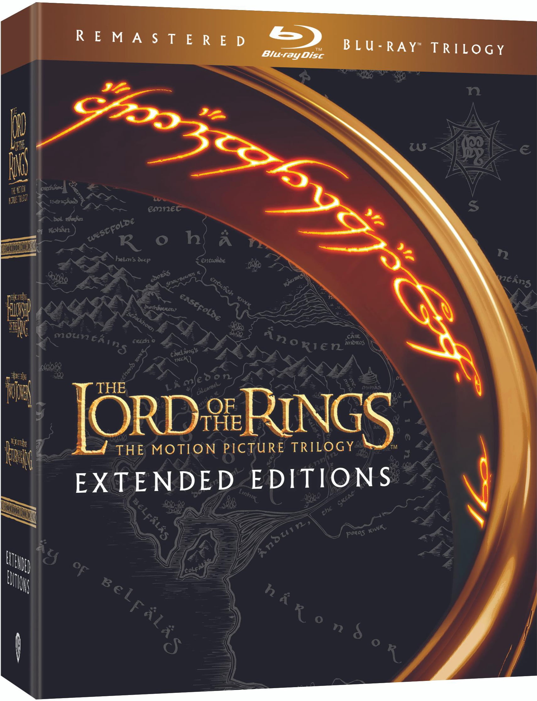 The Lord of the Rings: The Motion Picture Trilogy (Remastered Extended Edition) (Blu-ray), Action, Warner Bros.