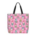 thumbnail image 1 of Easygdp pink Holiday Joy Bolsa Tote para Mujer, Bolso de Hombro para Trabajo, Playa, Viajes, Compras y Supermercado, 1 of 7