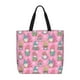 thumbnail image 1 of Balery pink Holiday Joy Bolsa de Mano para Mujeres con Cremallera, Bolsa de Gimnasio con Compartimentos, Bolsa para Laptop, Bolsa para Trabajo, 1 of 7