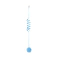 thumbnail image 3 of Hanging Cat toys,3PC Hanging Fluffy Cat Catnip Ball Toys 3 Pcs with Bell, Interactive Cat Teaser Retractable Toys Indoor Kitten Play Chase Exercise Physical Stimulation,3 colors, 3 of 9