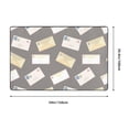 thumbnail image 5 of Area Rugs For Living Room Decor - Envelope Pattern Anti Slip Throw Washable Rugs 3x5 For Bedroom, Soft Indoor Carpet For Bedroom Living Room 60x39In, 5 of 5