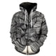 thumbnail image 1 of Sudadera con capucha para hombre, diseño abstracto 3D, holgada, de otoño, con cremallera, divertida, nueva llegada, 1 of 6