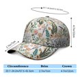 thumbnail image 5 of Spring Floral Baseball Cap Adjustable Snapback, 5 of 5