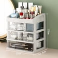 thumbnail image 1 of Caja de almacenamiento de escritorio tipo cajón, organizador de escritorio de oficina, estante de almacenamiento de cosméticos, caja de casillero, 1 of 6