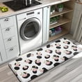 thumbnail image 3 of White Cow Black Spot Pattern Kitchen Rug Mat,Kitchen Runner Rugs Non Skid Washable,Decorative Kitchen Floor Mats for Kitchen,Sink,Laundry,17"x47.2", 3 of 7