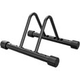 thumbnail image 1 of Adjustable Floor Bike Rack Sturdy Rust Single Bike Parking Rack Fits Up to 26 Inch Tires for Indoor Outdoor, 1 of 7