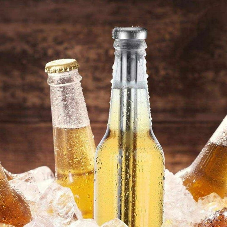 Beer Chiller Sticks for Bottles Stainless Steel Set of 2 with