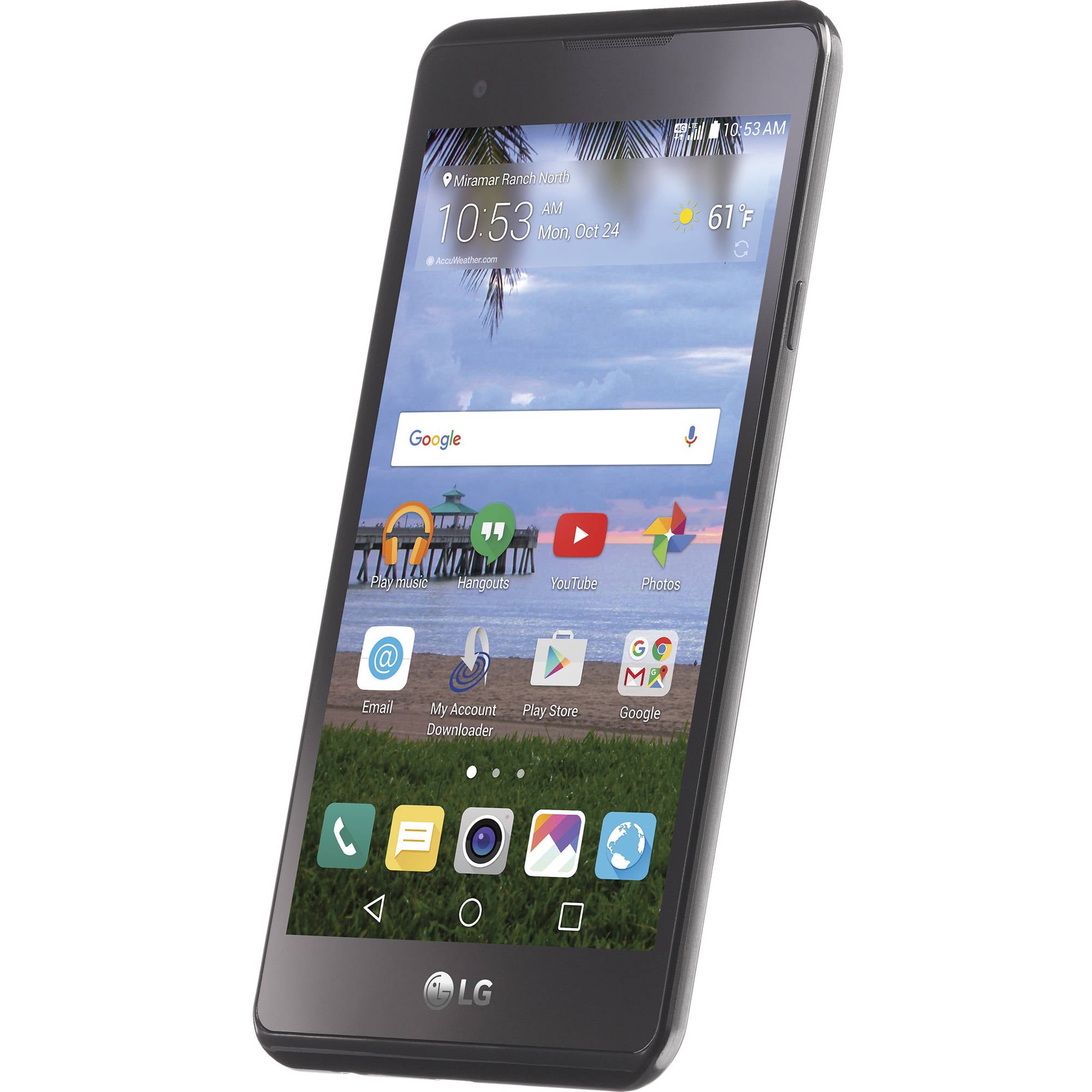 Straight Talk LG X Style 8GB Prepaid Smartphone, Black