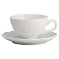 thumbnail image 2 of 10 Strawberry Street Ever Porcelain Cup & Saucer, Set of 6, White, 2 of 5