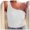 White, variant on JAKANYQ Camisole For Women Solid Color Short Bustier One Shoulder Camisole Tank Top T Shirt Stylish Casual Crop Top Loose Comfortable